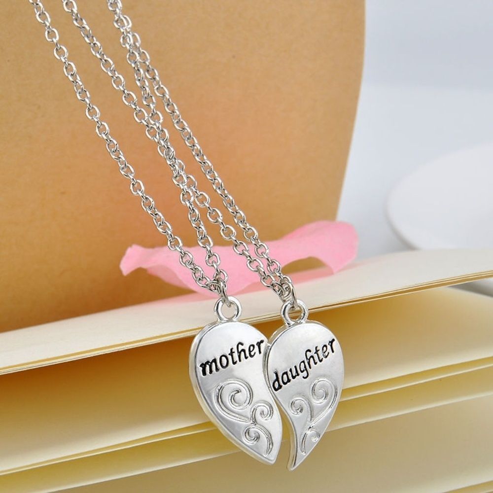 Heart Shape Mother Daughter Pendant 5 for $25